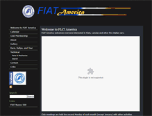 Tablet Screenshot of fiatamerica.com